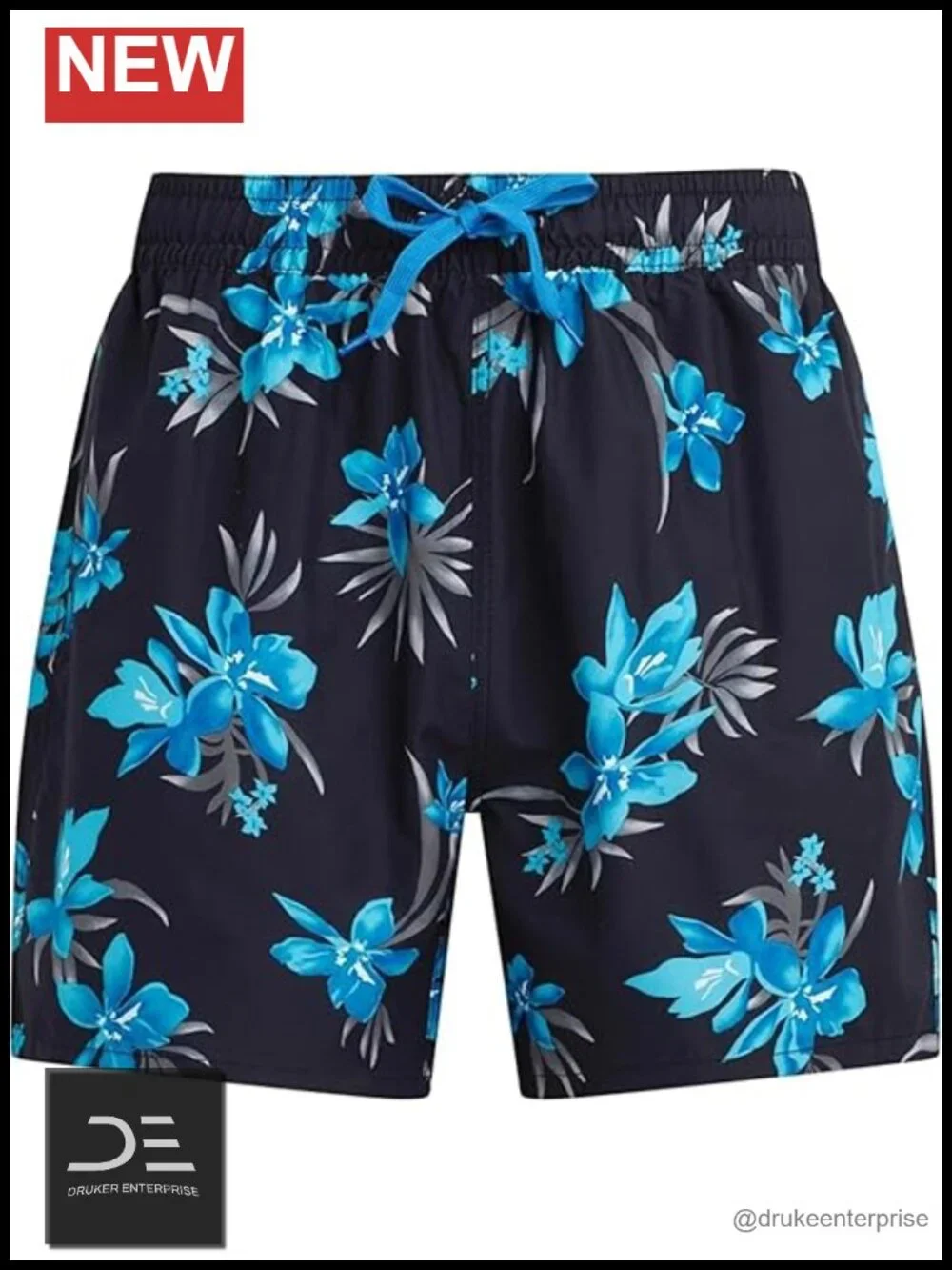 Men's Quick-Dry Swim Trunks with UPF 50+ and Pockets
